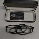 Magnetic Blue Light Blocking Reading Glasses for Men&Women, Bridge Front Connect Reading Glasses, Reading Adjustable (Black)