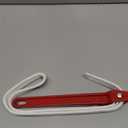 HOMEGOAL 12 Inch Handle Strap Wrench, Adjustable Anti-sliding Pipe Wrench, Oil Filter Strap Wrench, Double Layered Thickened Nylon Strap (Red)