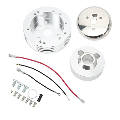 Steering Wheel Hub Adapter, Polished Steering Wheel Hub Adapter Kit for Vehicle (Type A)