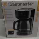 Toastmaster 12-Cup Digital Touchscreen Drip Coffee Maker - Programmable Automatic Coffee Machine - Kitchen Appliance with Keep Warm Setting