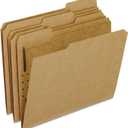 Pendaflex Kraft Fastener Folders, Letter Size, 1 Fastener, 1/3 Cut, 50/BX (FK211)