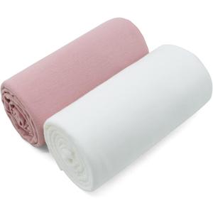 Newborn Photography Props Baby Photo Props Wrap Blanket for Baby Boys Girls(Blush&Ivory)