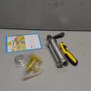 YOOUSOO Cookie Maker Cookie Press Gun, Kit Stainless Steel Biscuit Press Maker (with 20 Disc and 4 Nozzles) Homemade Baking Tool Biscuit Cake Dessert DIY Maker and Decoration