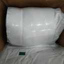 Mattress Topper King for Back Pain, Extra Thick Mattress Pad Cover, Plush Pillow Top, Deep Elastic Pocket, White