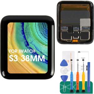 for Apple Watch Series 3 38mm 42mm LCD Display Touch Screen Digitizer Replacement (38mm GPS)