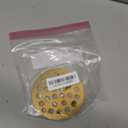 4 Inch Screw-in Round Shower Drain Cover Replacement Floor Drainer with Screws (Brushed Golden)