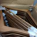 Wood Hangers - 60 Pack Solid Shirt Hangers, Heavy Duty & Slim Wooden Hangers, for Suit, Coat, Jacket, Pants (Walnut), 17 inches x 8.6 inches