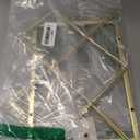 Urban Deco Gold Wine Rack Small Countertop for Cabinets  5 Wine Holder Countertop Stylish and Compact Small Wine Racks