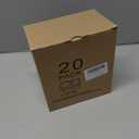 20Pcs Double Compartment Condiment Container, 2 Compartment Portable Reusable Snack Containers with lids, Used for travel Condiment Salad Dressing Meal Prep Containers