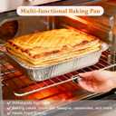 Aluminum Foil Pans 9x13 - Disposable Half Size Deep Steam Table Tin Foil Pans for Oven Baking Cake, Roasting Turkey, Food Prepping, Storing, Freezing, Chafing (40 Pack)