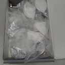 Amerdeco 10 Pack Brushed Satin Nickel Cabinet Knobs 1.2 Inch(30mm) Single Hole Cabinet Handles Round Dresser Knobs Drawer Knob for Bathroom Cabinets