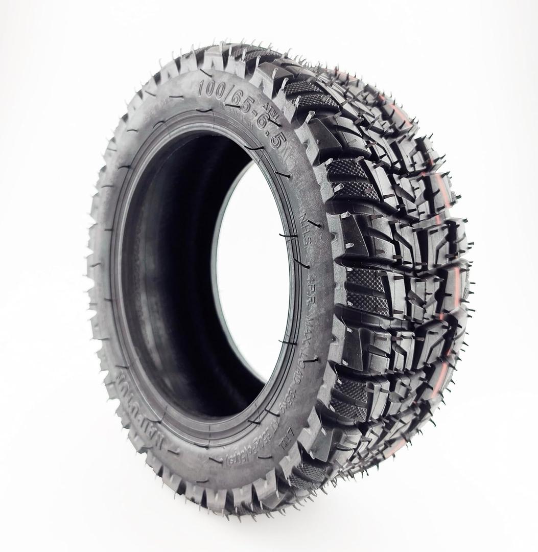 100/65-6.5 11" Rubber Explosion-proof Tubeless Tire Replacement for Electric Kick Scooter Electric Scooter Vacuum Tyre Wheel Parts (Ax1)