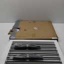 Freestanding Panel Gate for Indoor Doorways, Stairs, or Hallways, Foldable Wooden Gate for Dogs, Support Feet Included, 24" Height - 2 Panels, White