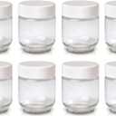 Euro Cuisine Glass Jars for Yogurt Maker, Set of 8