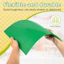 Classic Green Baseplates Squares Compatible with LEGO Baseplate 48x48, Foundation to Build, Play, and Display Brick Creations, Made of Strong Plastic, Simple to Clean and Reuse