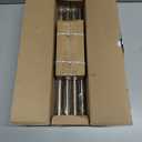 Warm Gold Curtain Rods for Windows 48 to 84 Inches Adjustable Length Heavy Duty 1" Diameter Brass Window Curtain Rod with Solid Metal Finials for Outdoor Farmhouse Bedroom Kitchen Living Room,Warm Gold, 16"-88"|1 Pack