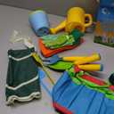 Kids Gardening Set - Toddler Gardening Set with Shovel Rake Trowel, Apron Tote Bag Watering Can for Kids Gardening Tools - Ideal Kids Gardening Tools Gift for Boys and Girls, JC1008