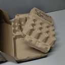 Honeydak 30 Pcs Egg Cartons Bulk 12 Count 3x4 Style Pulp Paper Egg Tray Dozen Reusable Container Holder Storage Box for Supermarkets Fresh Kitchen Vegetable Family Farm Markets (13.98x7.87x2.76 in)