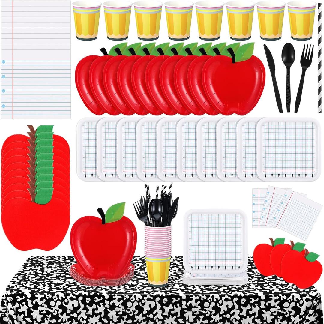 FoldTier 248 Pcs Back to School Party Decorations Kindergarten Pre-k, 8.99 x 4.5 ft/ 274 x 137.2 cm