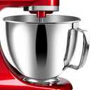 Stand Mixer Bowl 304 Stainless Steel for 4.5QT-5QT Tilt-head Stand Mixer, Stainless Steel Kitchen Mixer Bowls for Tilt-Head Stand Mixer, Kitchen Mixer Replacement Bowl Accessories-MIFLUS