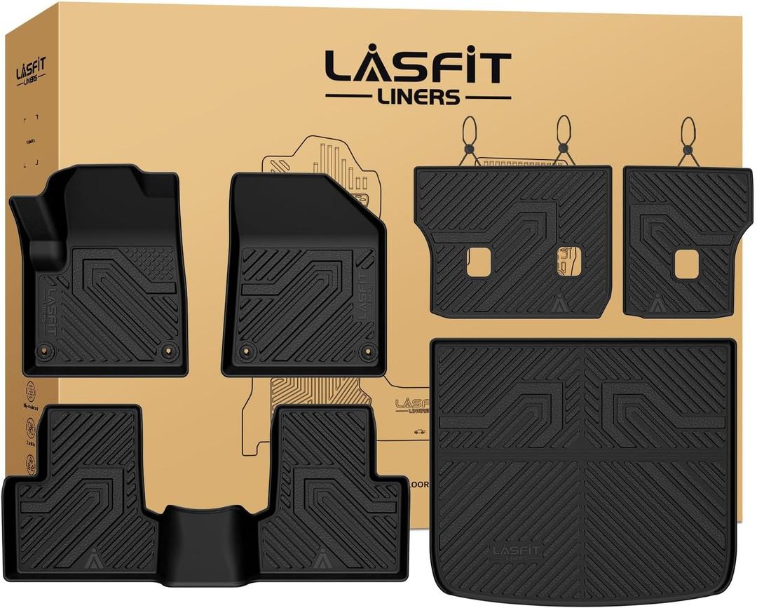 LASFIT Floor Mats for Jeep Cherokee 2015-2018
Vehicle-Specific TPE Floor Liners, Custom Fit, Non-Slip, All-Weather Protection,Easy to Clean