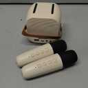 Karaoke Machine for Kids, Toys for 3-12 Years Old Girls Gifts, Kids Karaoke Microphone Machine Toy, Best Fun Christmas Birthday Gifts for 5 6 7 8 9 10 11 Years Teens Girl Boys Beige 2 Mic