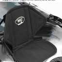 BKC UH-KS222 Universal Sit-On-Top Soft Padded Kayak Seat and Backrest with Water Bottle Pouch for Fishing/Kayaking/Rafting/Canoeing by Brooklyn Kayak Company