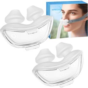 Nasal Pillow Cushion for AirFit P10 Medium - 2 Packs Optimized Comfort & Secure Seal Mask Cushions Compatible with Original Airfit P10 Frame, Replacement CPAP Supplies(M)