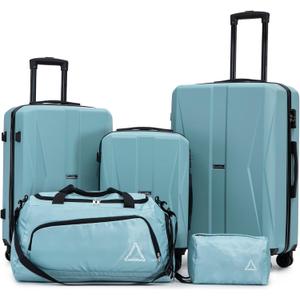 20/24/28 Inch Hardshell Suitcase Set, ABS Luggage Set with TSA Lock 5 Piece, 5PCS