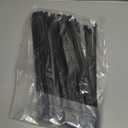 Thick Zip Ties Heavy Duty, 12 inch, Black, 250 lb High Strength, 75 Pack, Heavy Duty Zip Ties for Outdoor Use, Extra Wide & Strong UV Resistant Cable Ties, Wire Ties, SiKuLin