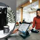 Merchandise Bags 100 Black 9"x12" Size 1.5Mil Thick With Handles