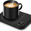 Coffee Mug Warmer, 3-Temp Settings USB Coffee Mug Warmer, 113℉/131℉/149℉ Plug in USB Candle Warmer, Christmas Electric Beverage for Coffee, Cocoa, Tea, Candle, Valentine's Day Gift for Lover