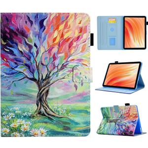 Cute Case for All-New Amazon Kindle Fire HD 10 & 10 Plus Tablet (13th/11th Generation, 2023/2021 Release) 10.1",Vegan Leather Slim Folding Stand Cover with Pocket Auto Wake/Sleep,Tree of Life
