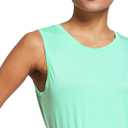 baleaf Workout Tank Tops for Women Sleeveless Running Athletic Loose Fit Yoga Tops Active Shirts Sports Gym Exercise (White, XS)