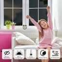 Ohmywor One Way Window Privacy Film, Sun Blocking Anti UV Window Tint Film Heat Control Daytime Mirror See Out Not in Reflective Window Film Self Adhesive Static Cling Film Glass Black, 35.4" x 78.7", 35.4 Inch x 6.5 Feet