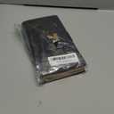 Sweet Cute Chocolate Women's Long Leaf Bifold Wallet Leather Card Holder Purse Zipper Buckle Elegant Clutch Wallet Handbag for Women - Black