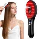 6-in-1 Rechargeable Scalp Massager Oil Applicator, Nano Mist, Electric Scalp Vibration Brush for Home Spa, Effortless Detangling & Relaxation Head Massage Tool for All Hair Types
