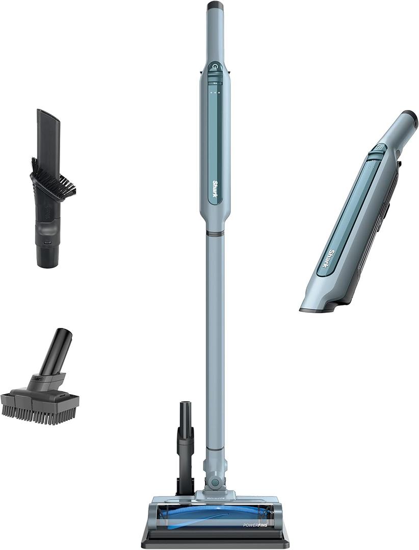 Shark WS642BL WANDVAC System Pet Ultra-Lightweight Powerful Cordless Stick Vacuum with Charging Dock, Blue