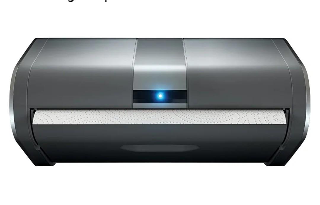 Innovia Automatic Paper Towel Dispenser. Touchless Technology. Works with Most Paper Towel Brands and Sizes. Dispenses The Number of Sheets You Need. Grey, Under Cabinet Mounted. Innovia Automatic Paper Towel Dispenser. Touchless Technology. Works with Most Paper Towel Brands and Sizes. Dispenses The Number of Sheets You Need. Grey, Under Cabinet Mounted.