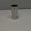 Exhaust tip - To Fit 1.5 to 2 Inch Exhaust tail Pipe Diameter- Stainless Steel to give chrome effect - Car Muffler tips