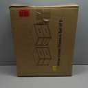 BOLUO Stackable Storage Drawers Closet Organizers and Storage Fabric White 2 Drawer Dresser for Bedroom 2 Packs Modern