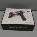 JONYJ Handheld Car Vacuum Cleaner Cordless, 16000PA Hand Held Vacuum Portable, 2 in 1 Air Duster and Mini Vacuum Cleaner Rechargeable with Led, Multi-Nozzles & Washable Filters for Home Office Car Pet (Black & Silver)