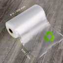 Vacuum Sealer Bags For Food: 6 Pack 3 Rolls 11" x 20' + 3 Rolls 8" x 20' - Commercial Grade BPA Free Bag Rolls - Durable Cut-to-Length Food Vac Bags for Sous Vide Cooking Puncture Prevention