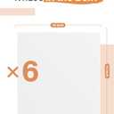 Kootek 14 Inch Square Cake Drums, 1/2 Inch Thick Sturdy Boards with Fully Wrapped Edges, Heavy Duty Corrugated Cardboard Base for Decorating Baking Supplies, Base para Pastel, 6 Pack