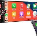 Single Din Car Stereo CarPlay - Wireless Android Auto Radio Receiver for Truck - 6.5 Inch Incell Touchscreen Bluetooth Dual Subwoofer 4.2-CHN Outputs PD3.0 Type-C Fast Charge USB SWC