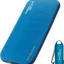 LOSTHORIZON Air & Foam Camping Mattress, Self-Inflating Sleeping Pad, 3" Thick, with Pump Sack, Slim Single