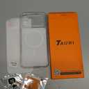 TAURI Original Design for iPhone 17 Pro Max Case, Compatible with MagSafe with Screen Protector, Anti-Yellowing Military-Grade Protection Shockproof Magnetic iPhone 17 ProMax Case, Clear White