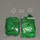 BEISHIDA 116 PCS A-Z DIY Letter Banner Kit Make Your Own Banner Glitter Green Including 111 Letters and Numbers 3 Rope and 2 Threading Device,Customized for Birthday Graduation Wedding Party Decor