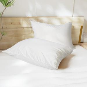 Set of 2 Jersey Knit Pillow Cases - Stylish Envelope Closure Pillowcases for Ultimate Comfort, Perfect for Daily Use, 20" x 28", White