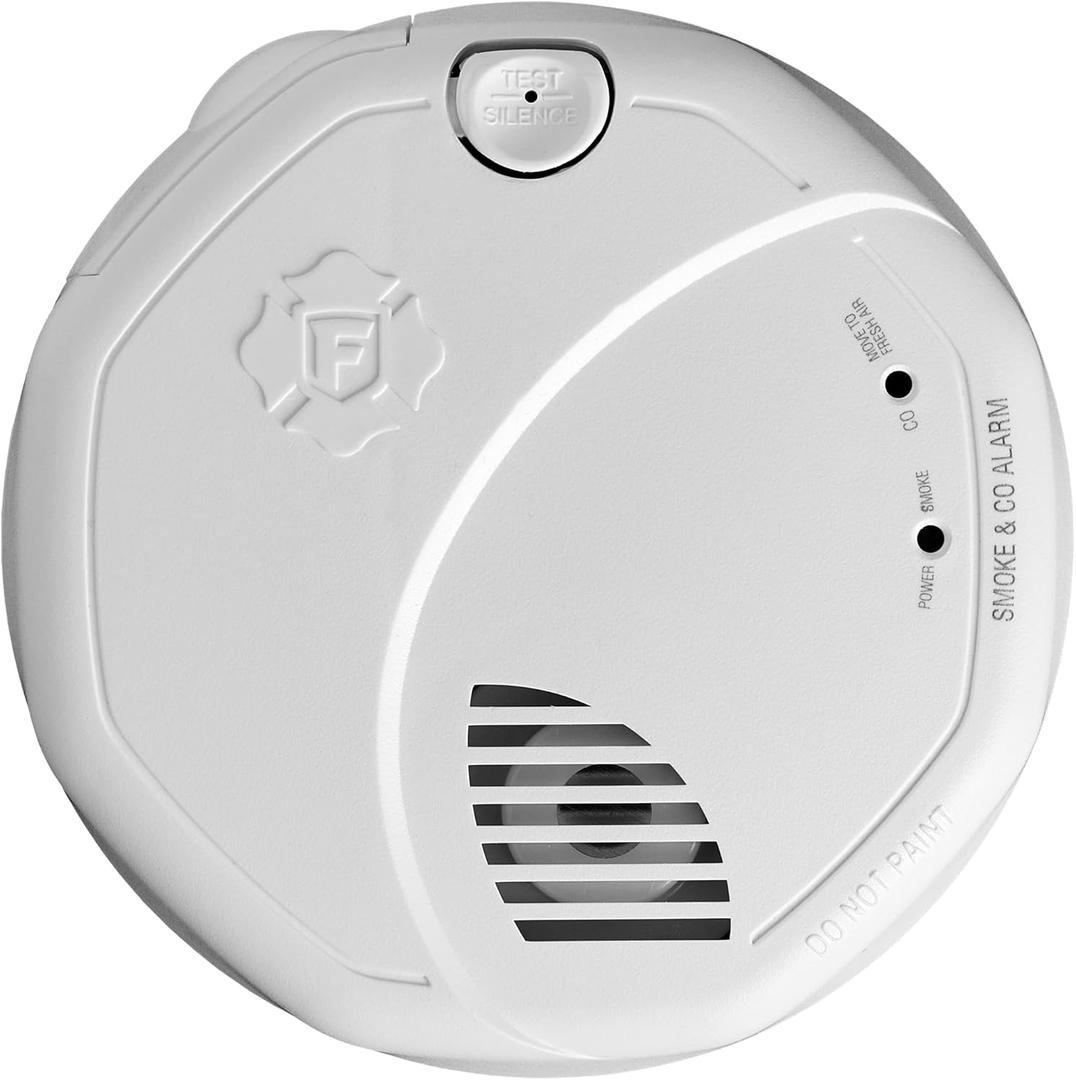 First Alert Battery Powered Z-Wave Smoke Detector & Carbon Monoxide Alarm, Works with Ring Alarm Base Station, 2nd Generation (Z-Wave Combo - 2nd Generation)